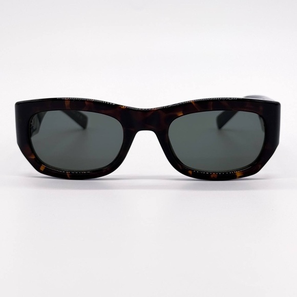NEW SAINT LAURENT SL 713 002 SQUARE HAVANA GREY WOMEN SL713 002 SUNGLASSES - Picture 1 of 10
